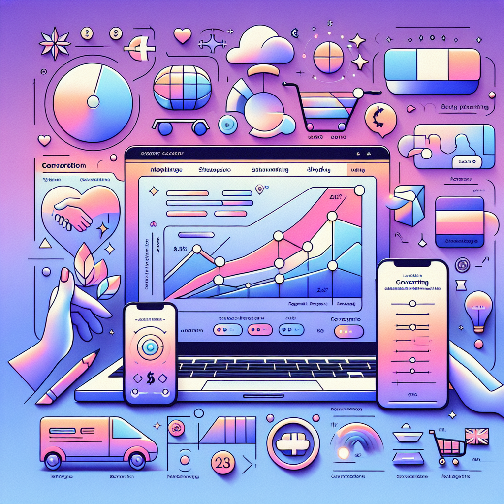 Multilingual Ecommerce product page on laptop and smartphone with EU shoppers browsing in their native languages and showing increased conversions.