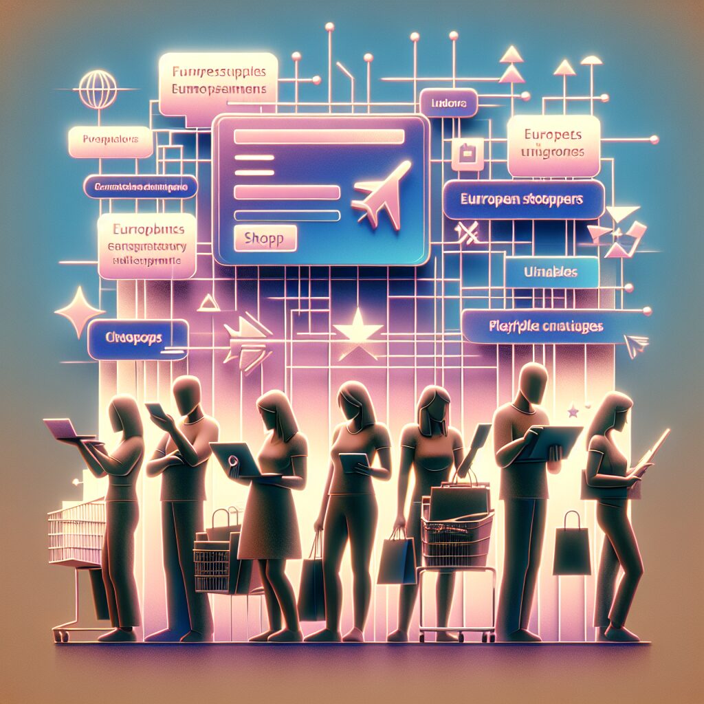 European users encountering poor checkout UX due to EU localisation issues; includes multilingual website and payment friction.