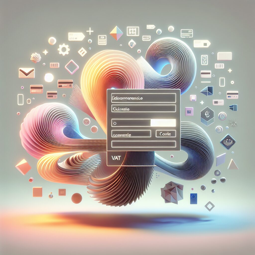 Illustration of a website translation workflow with EU multilingual checkout options and VAT clarity for European e-commerce success.