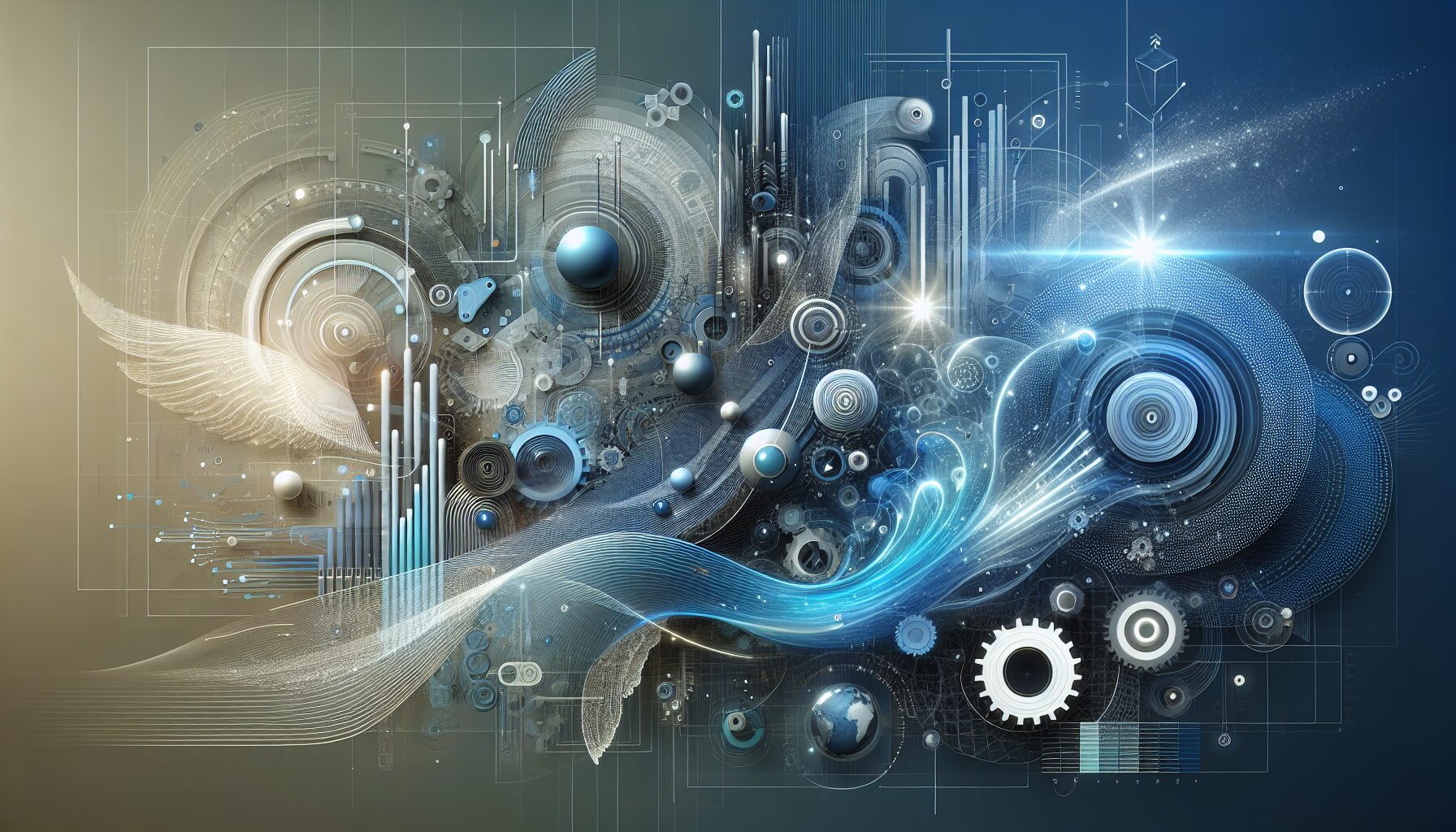 Illustration showing a no-code interface translating a website into multiple languages, representing 'multilingual website without developer'.