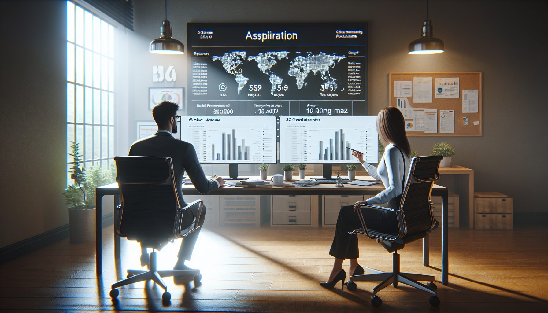 SEO professionals analyzing multilingual keyword and ranking data across regions.