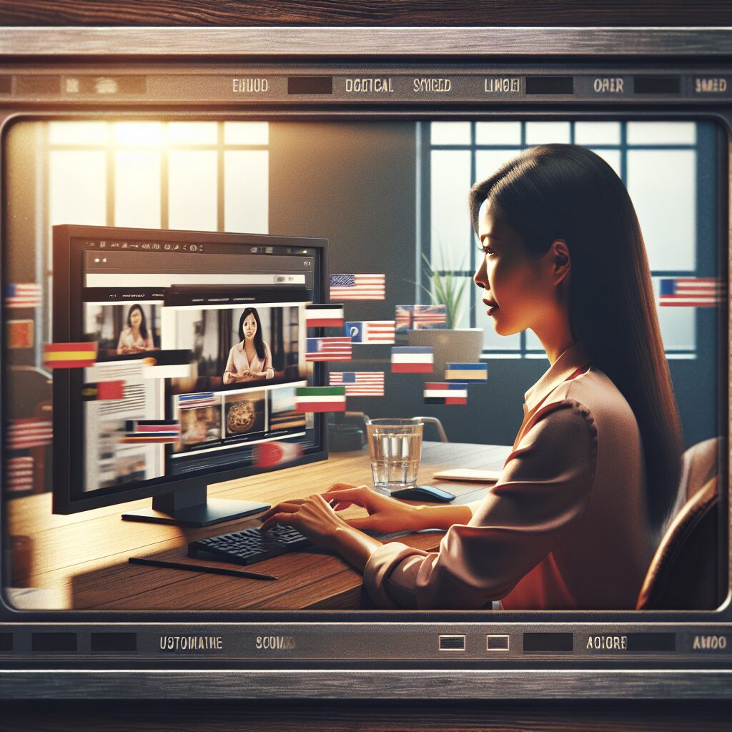 Modern UI showing website cloning in progress with multilingual options and seamless global deployment features.
